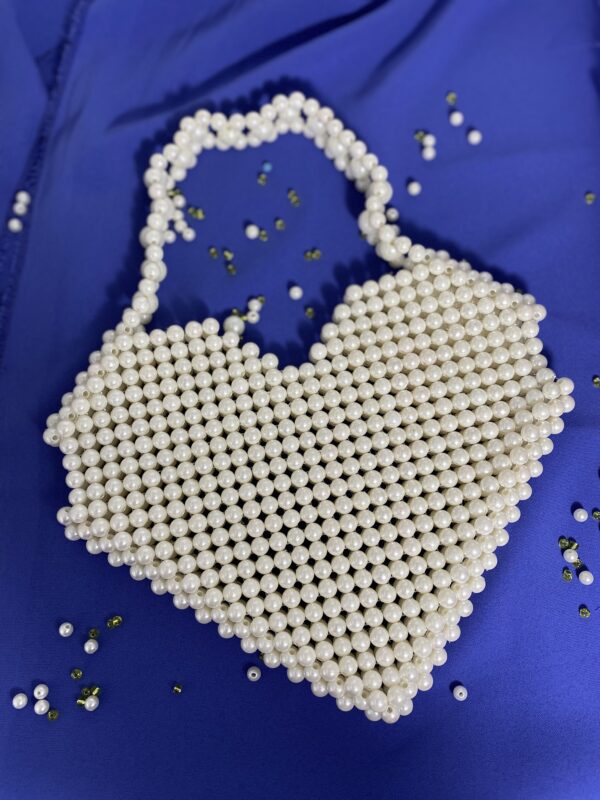 Pearl Heart Handbag